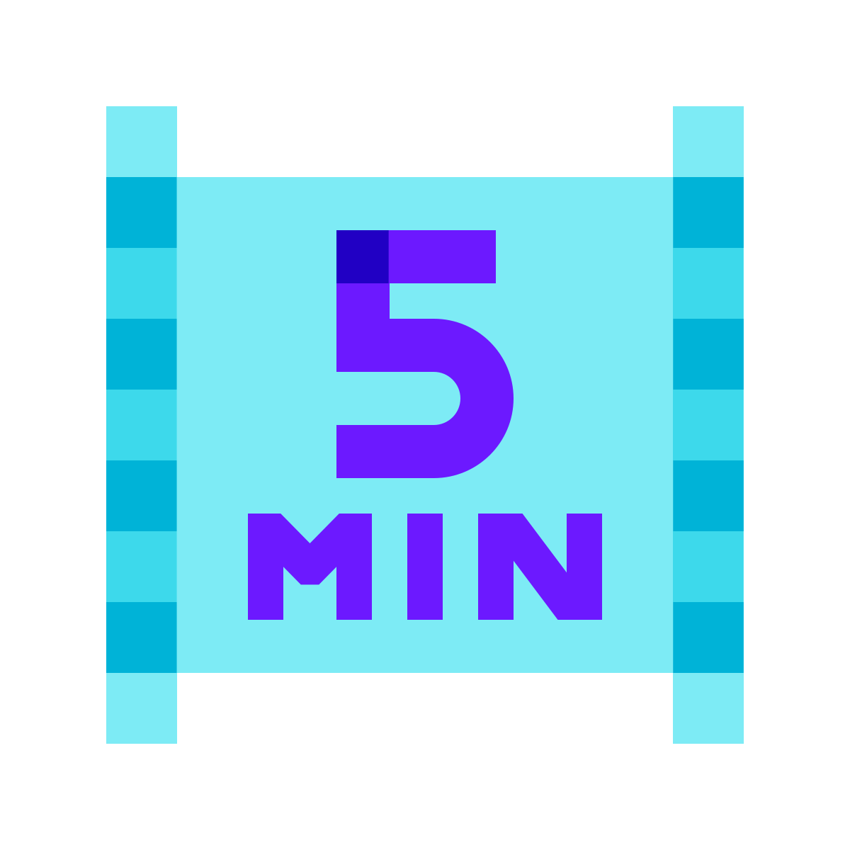 color glass style short icon