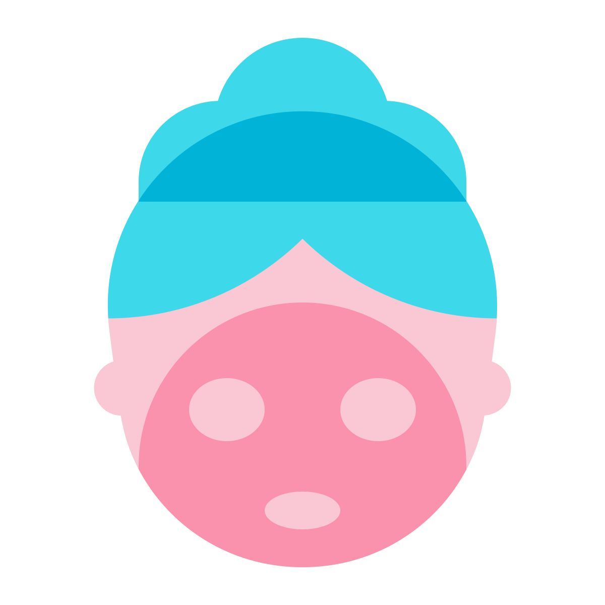 color glass style maschera spa icon