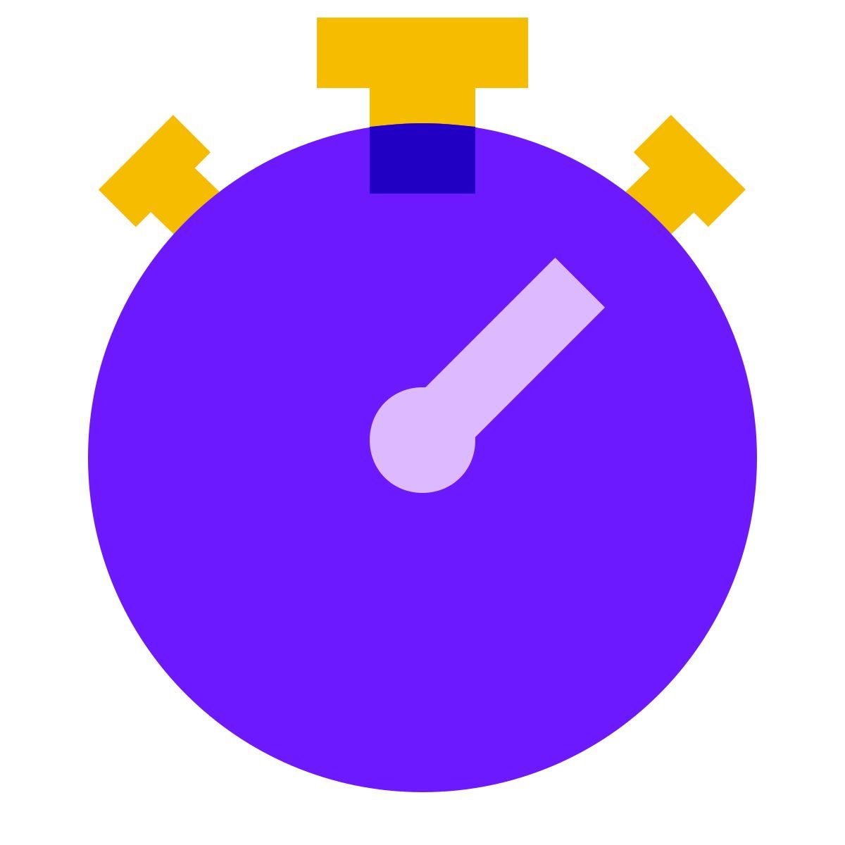 color glass style chronomètre icon