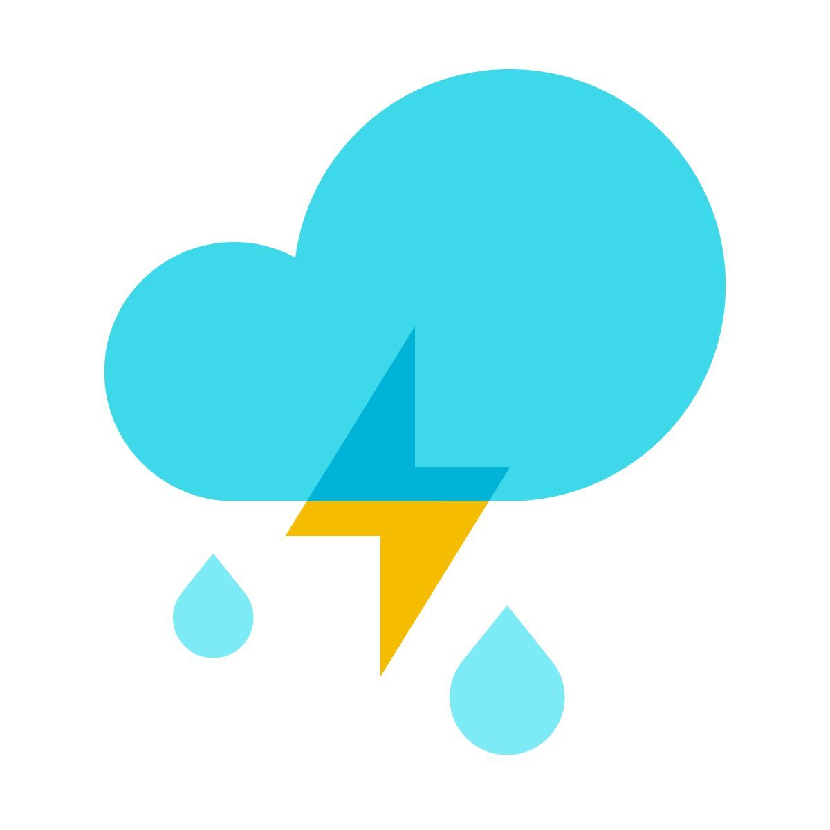 color glass style tormenta icon