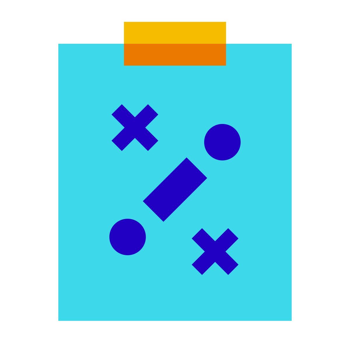 color glass style strategie brett icon