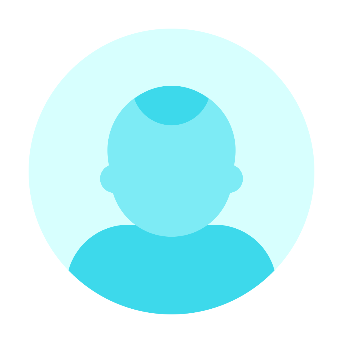 color glass style test account icon