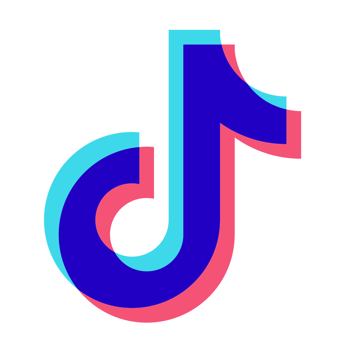 color glass style tiktok  v2 icon