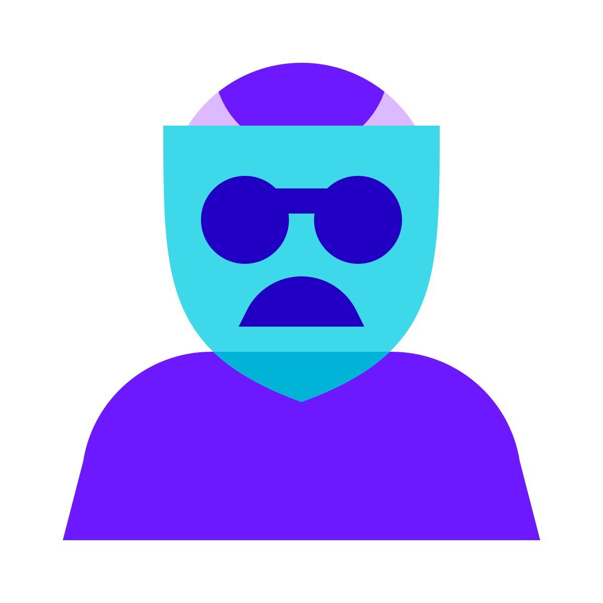 color glass style ver como diferente usuario icon