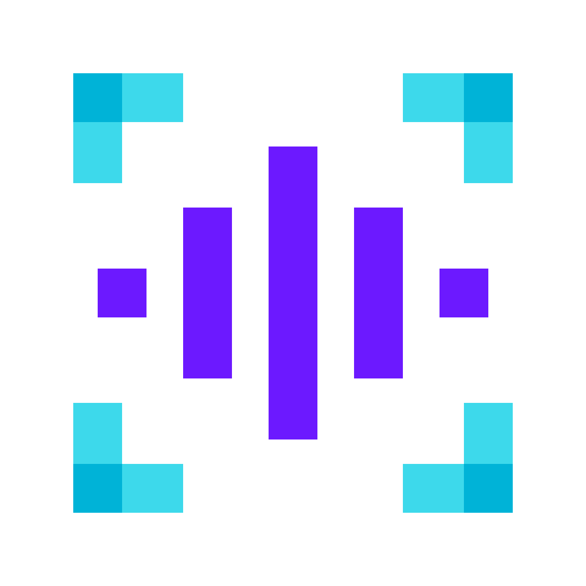 color glass style voice id icon