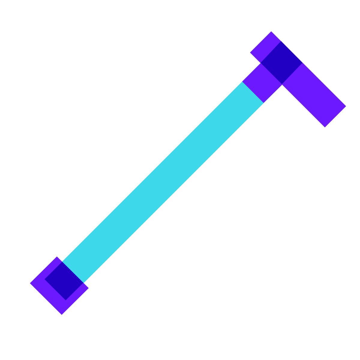 color glass style bastone da passeggio icon