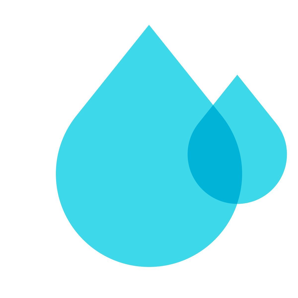 color glass style 水滴 icon