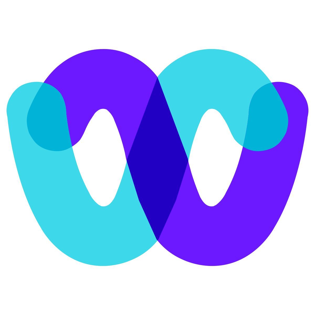 color glass style webex icon