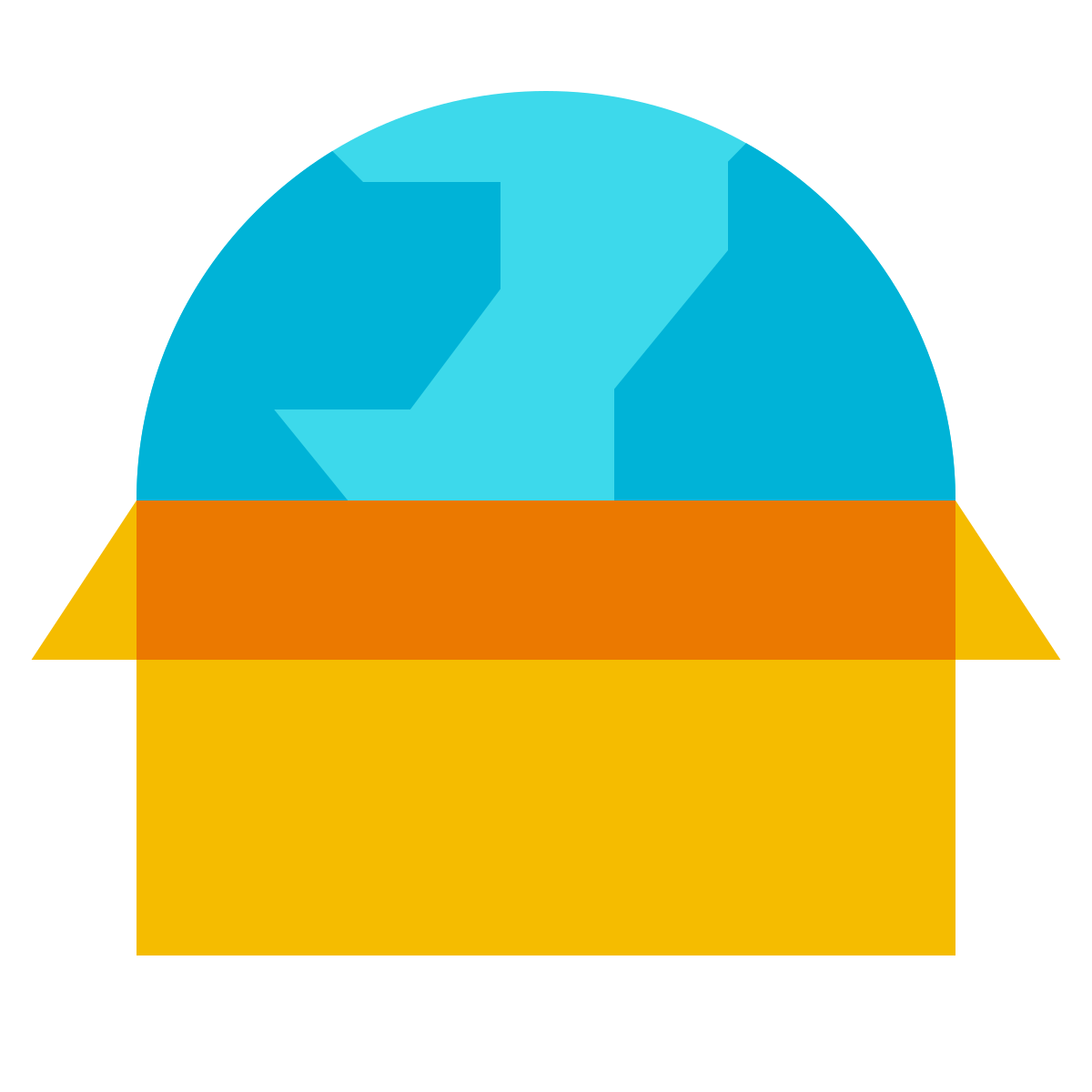 color glass style worldwide delivery icon