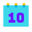 Kalender 10 icon