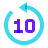 재생 10 icon