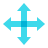 resize four-directions icon
