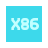 X86 icon