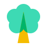 deciduous tree icon