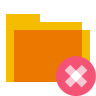 delete folder--v2 icon