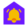 secured by-alarm-system icon