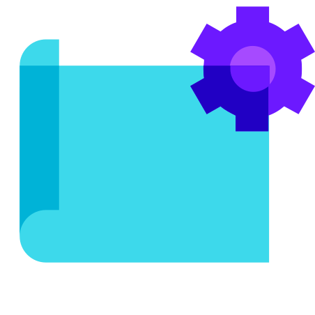 Project Setup icon in Color Glass Style