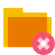 delete folder--v2 icon