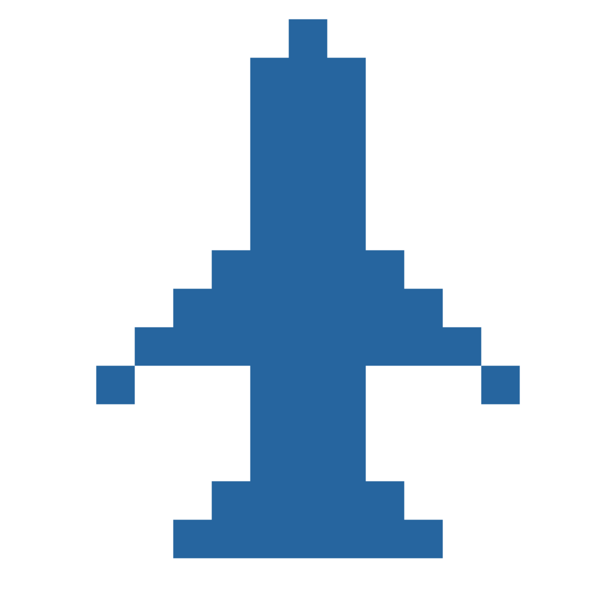 color pixels style airport icon