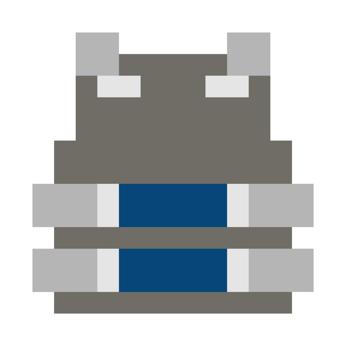 color pixels style kugelsichere weste icon