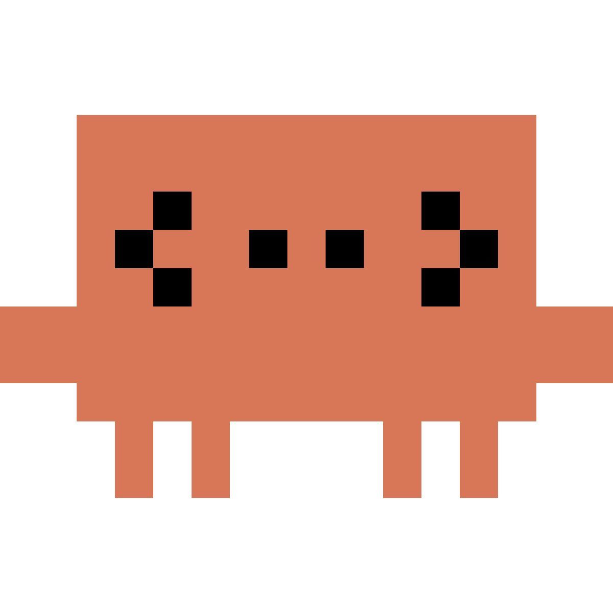color pixels スタイル clawd coding アイコン