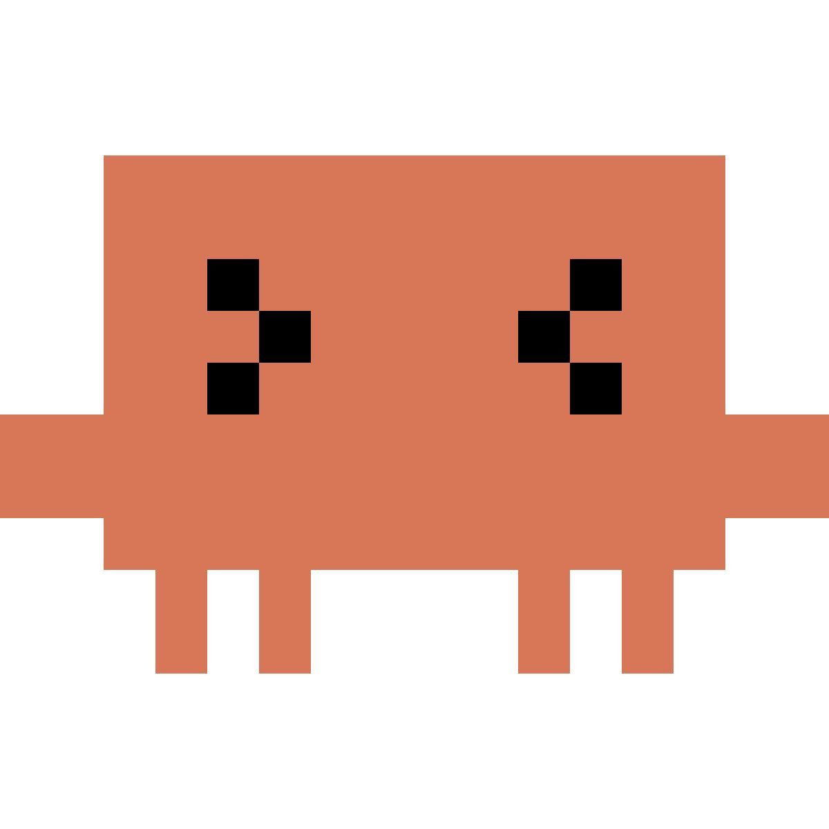 color pixels スタイル clawd happy アイコン