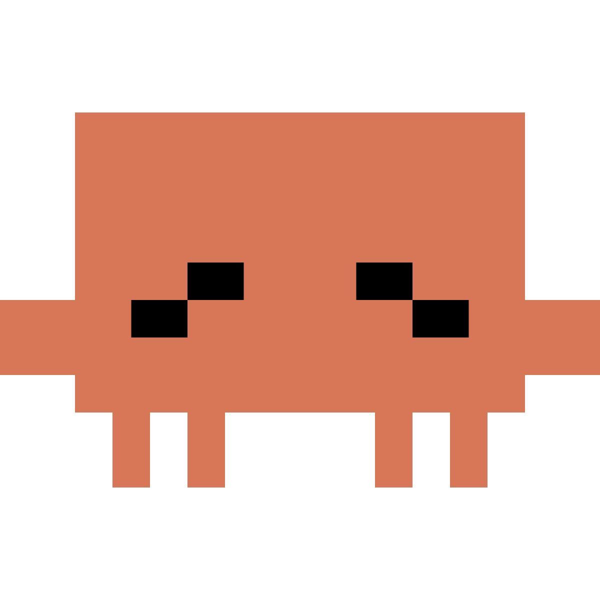 color pixels スタイル clawd sad アイコン