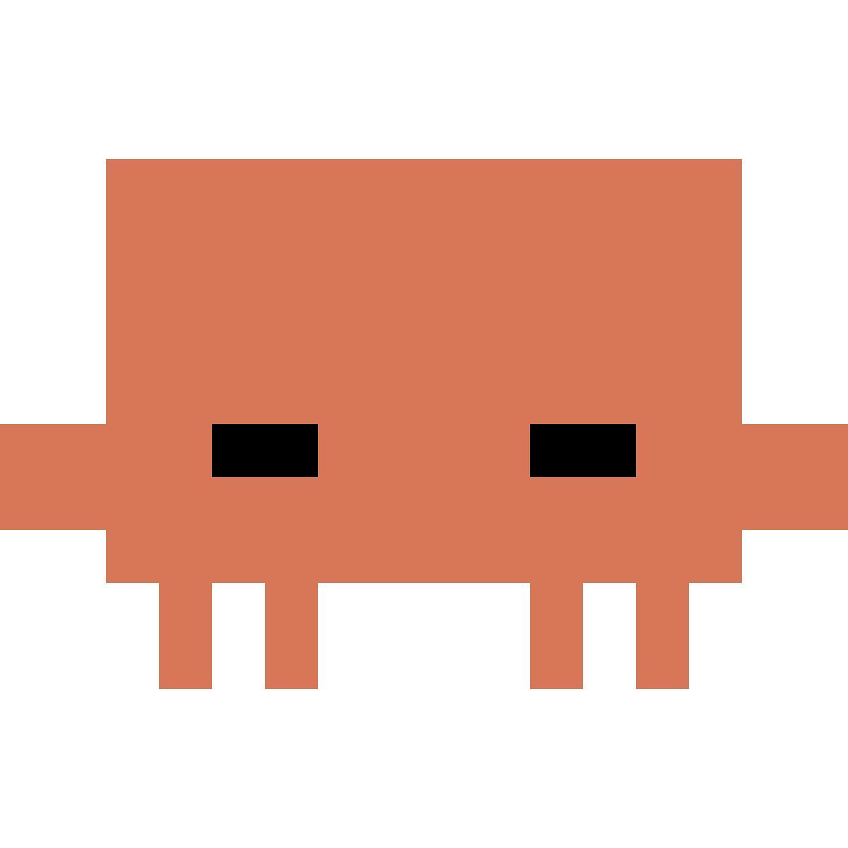 color pixels スタイル clawd sleeping アイコン