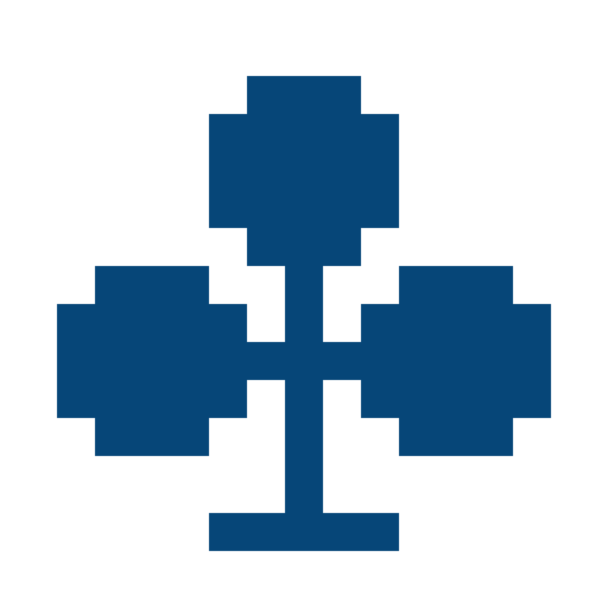 color pixels style clubs icon