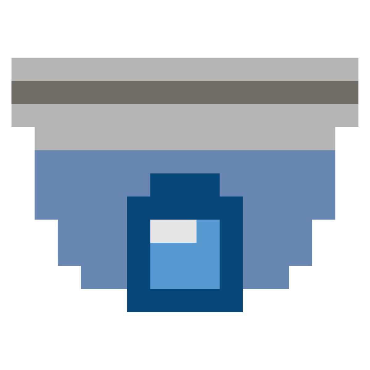 color pixels style 半球摄像机 icon