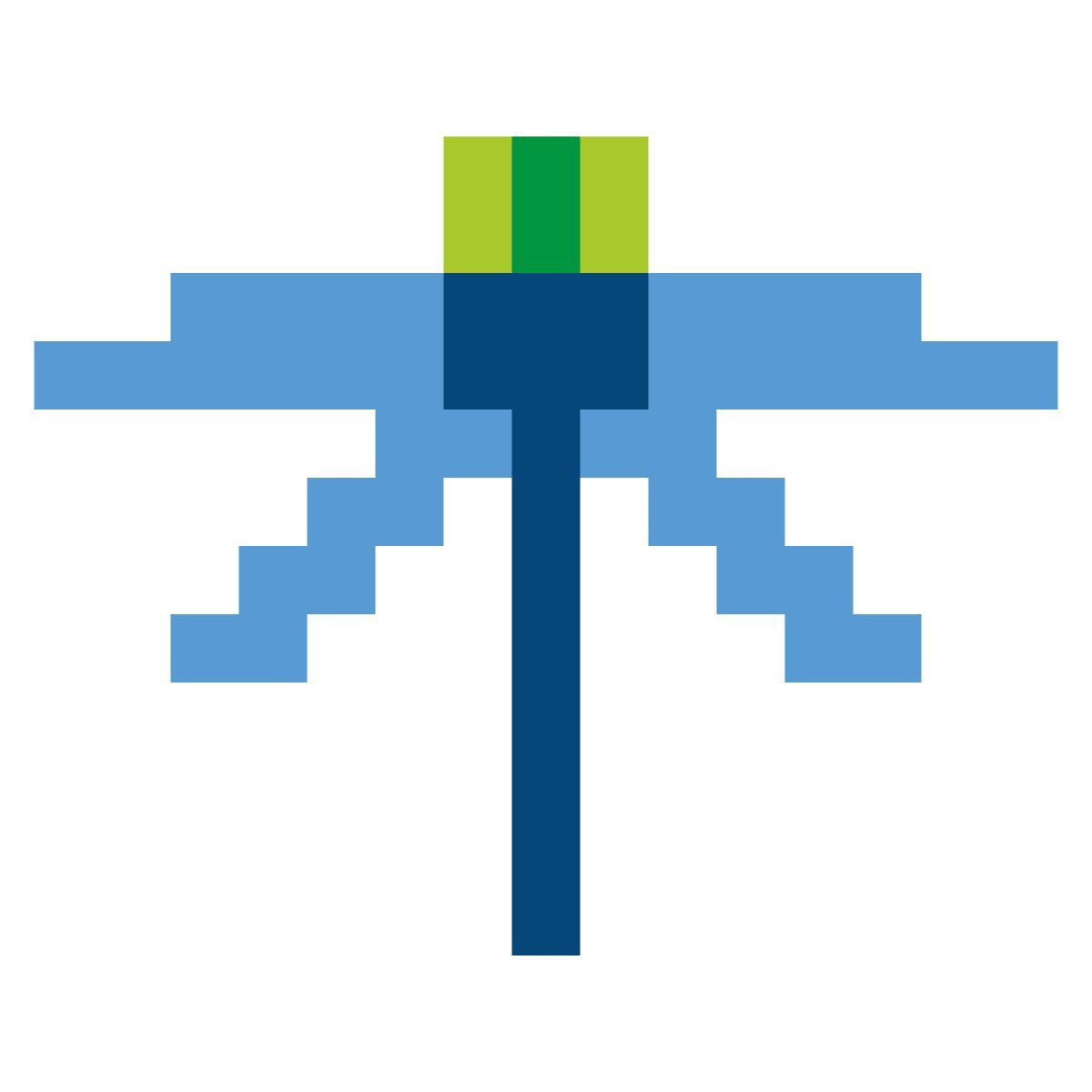 color pixels style 蜻蜓 icon