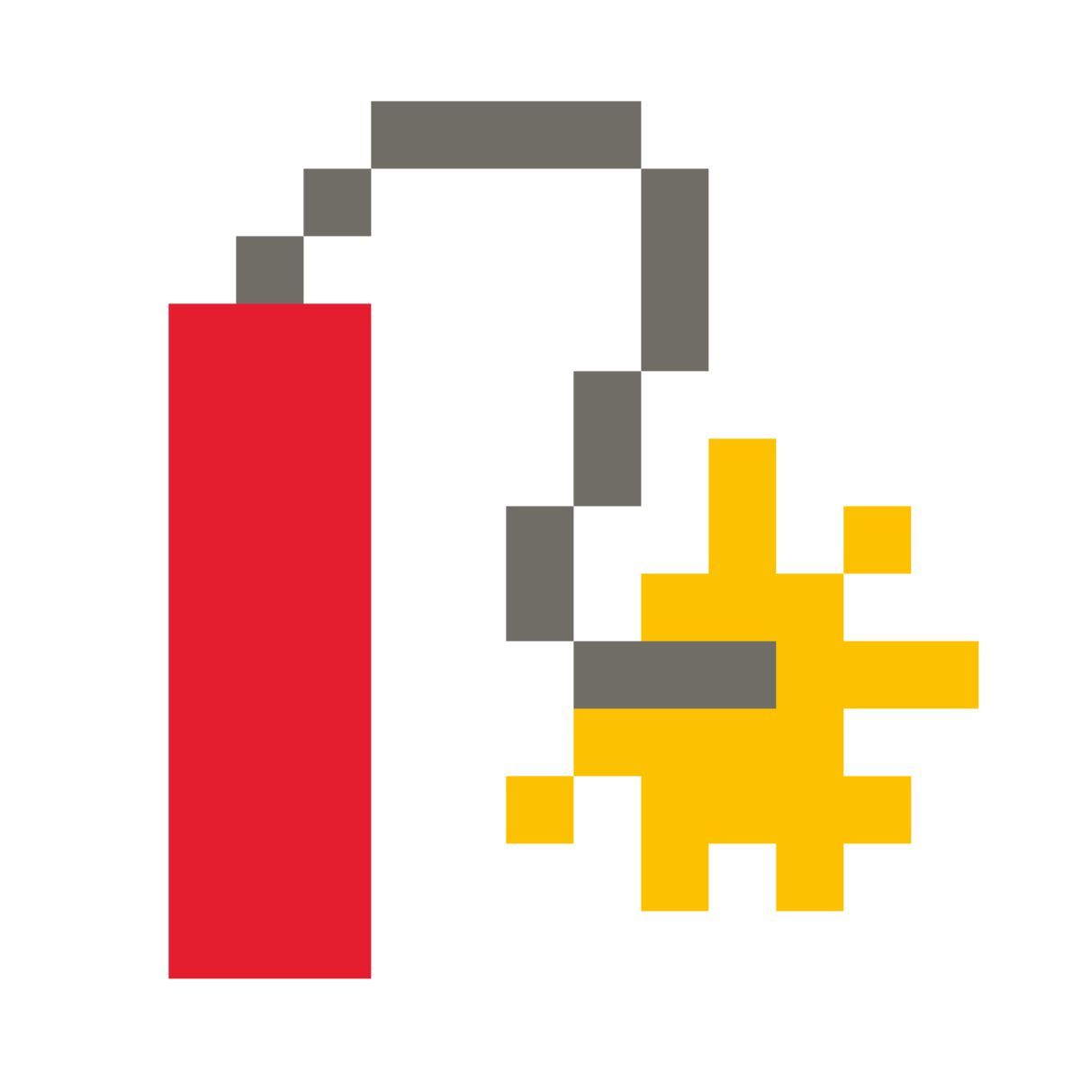 color pixels style dynamite icon