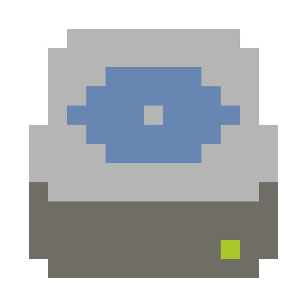 color pixels style hdd icon