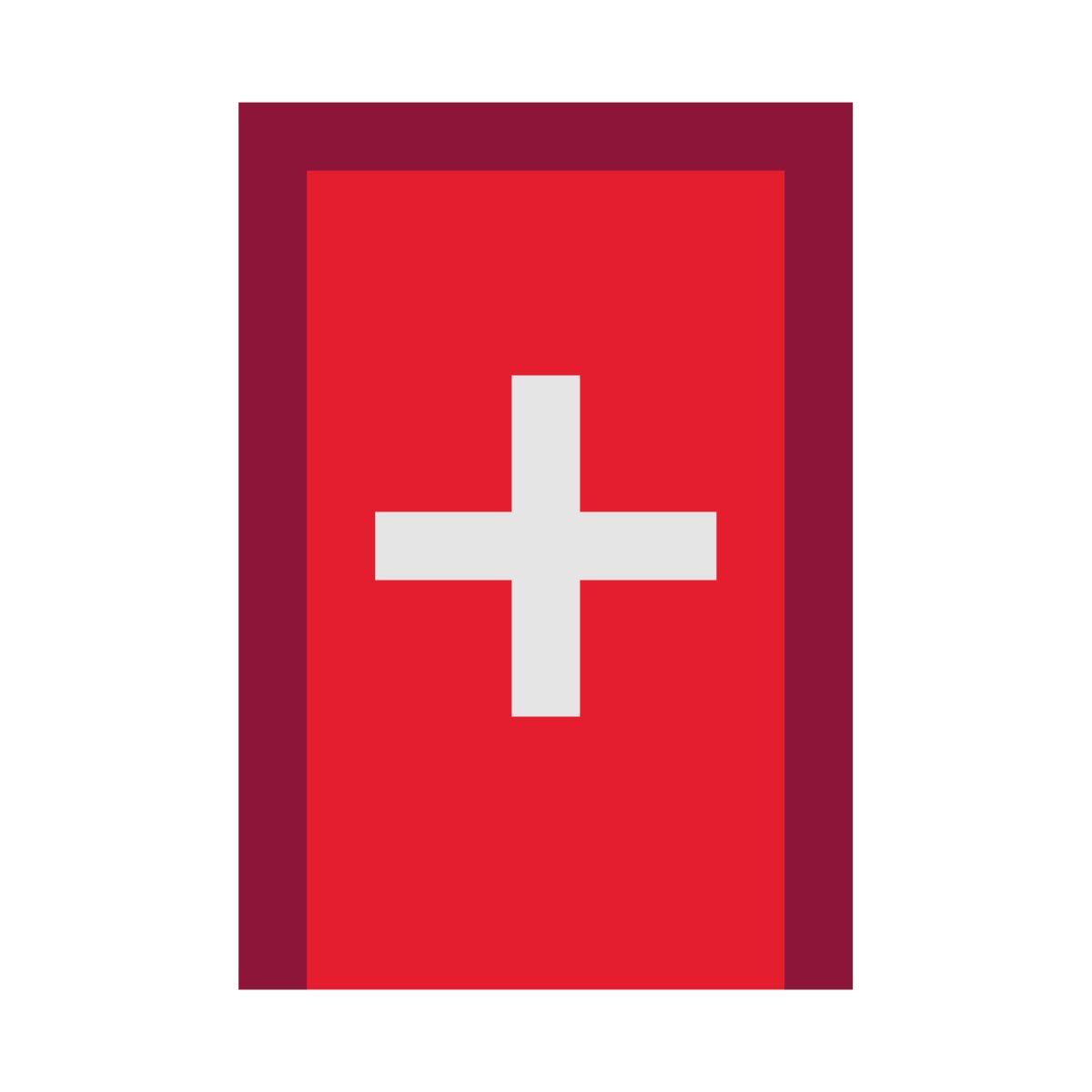 color pixels style quarto de hospital icon