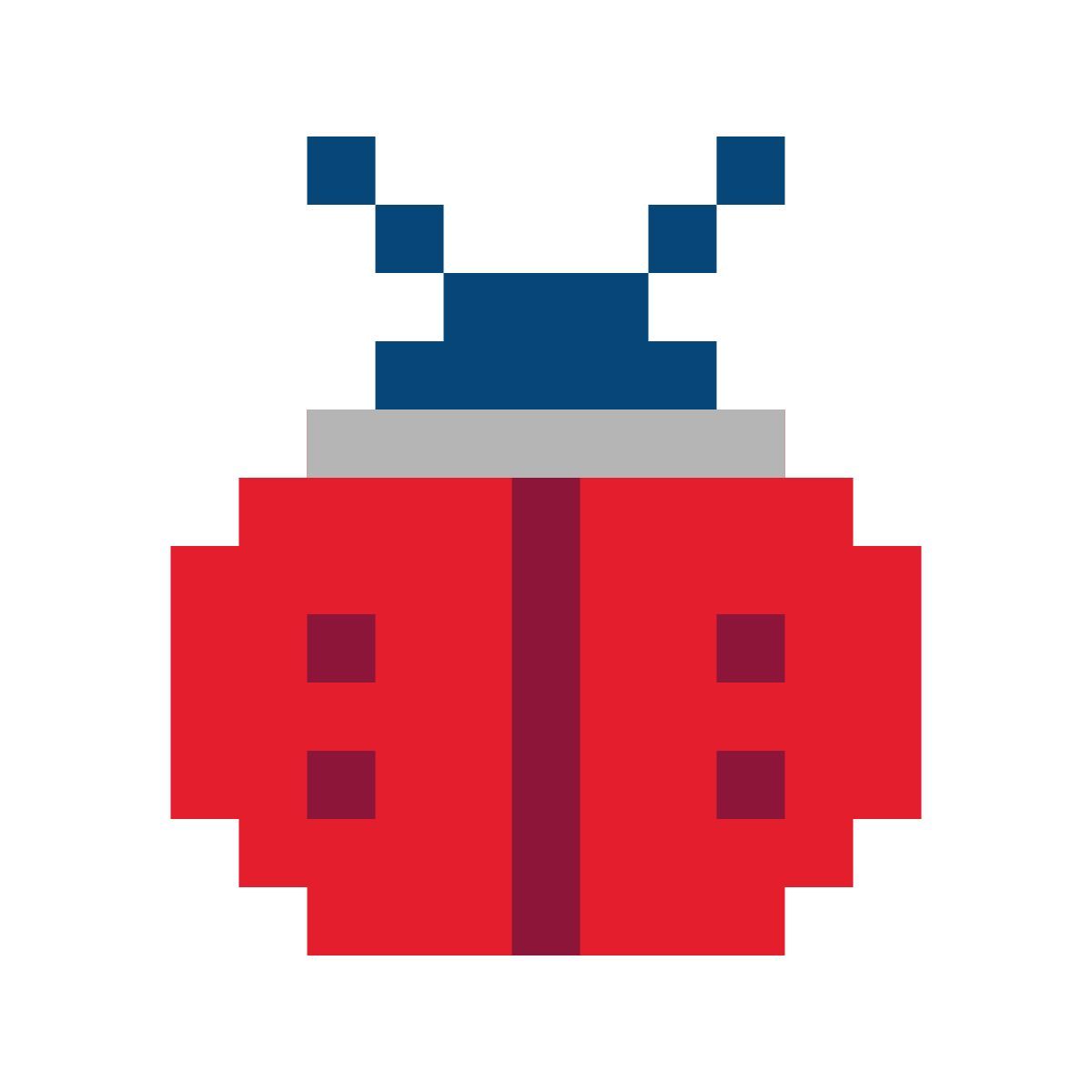 color pixels style insekt icon