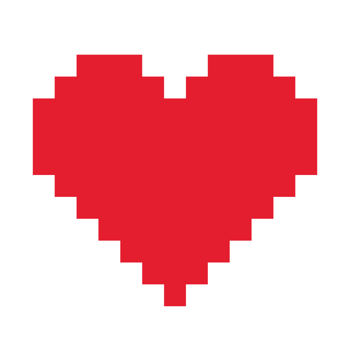 color pixels style like icon