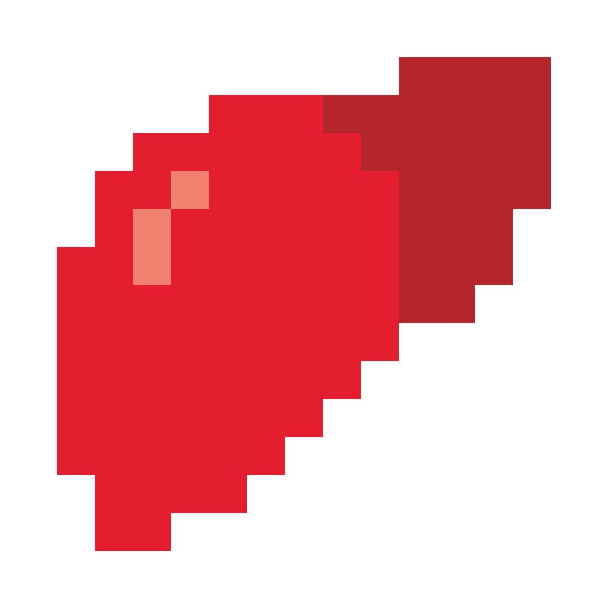 color pixels style leber icon