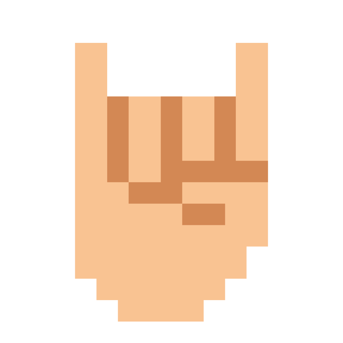 color pixels style mayura gesture icon