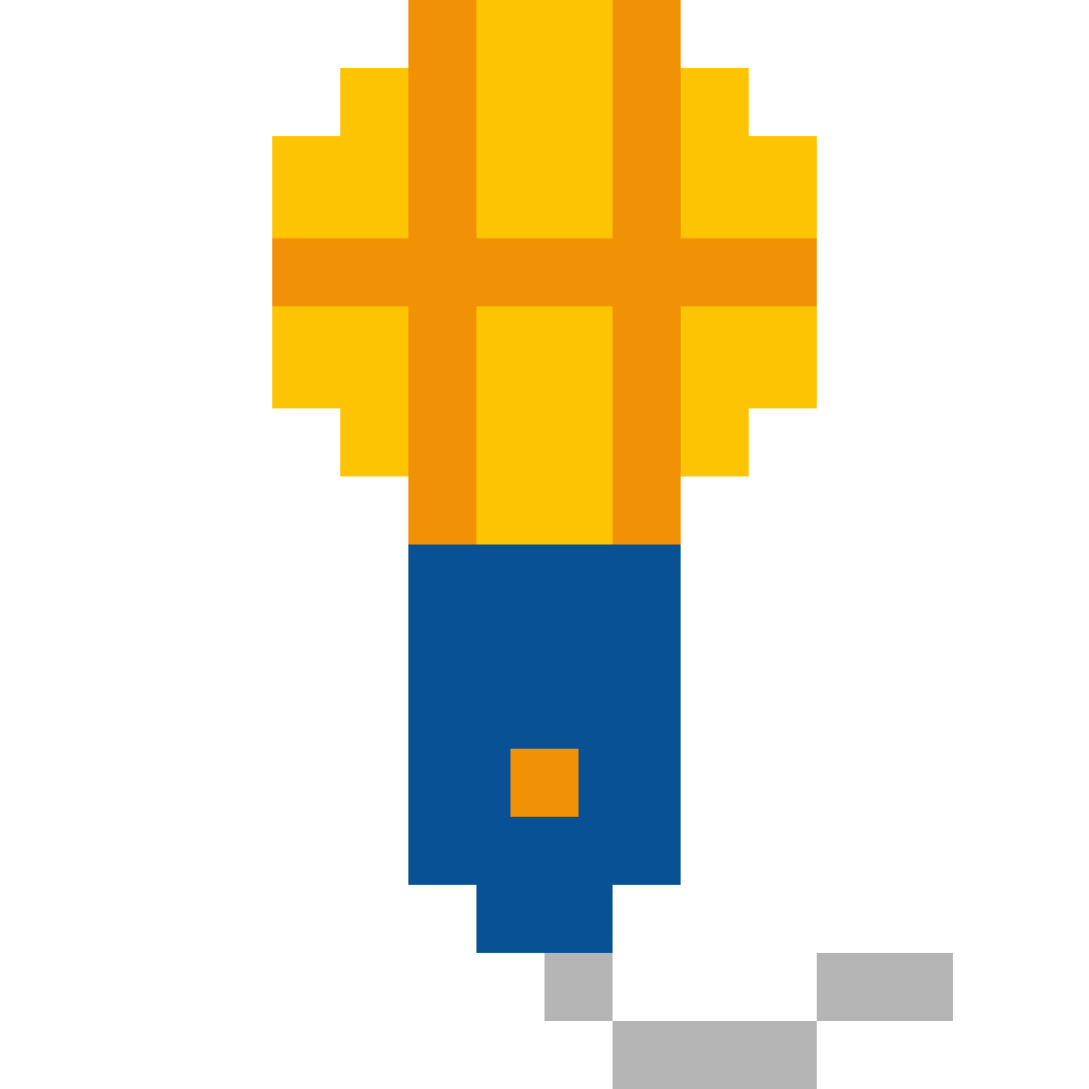 color pixels style microphone icon
