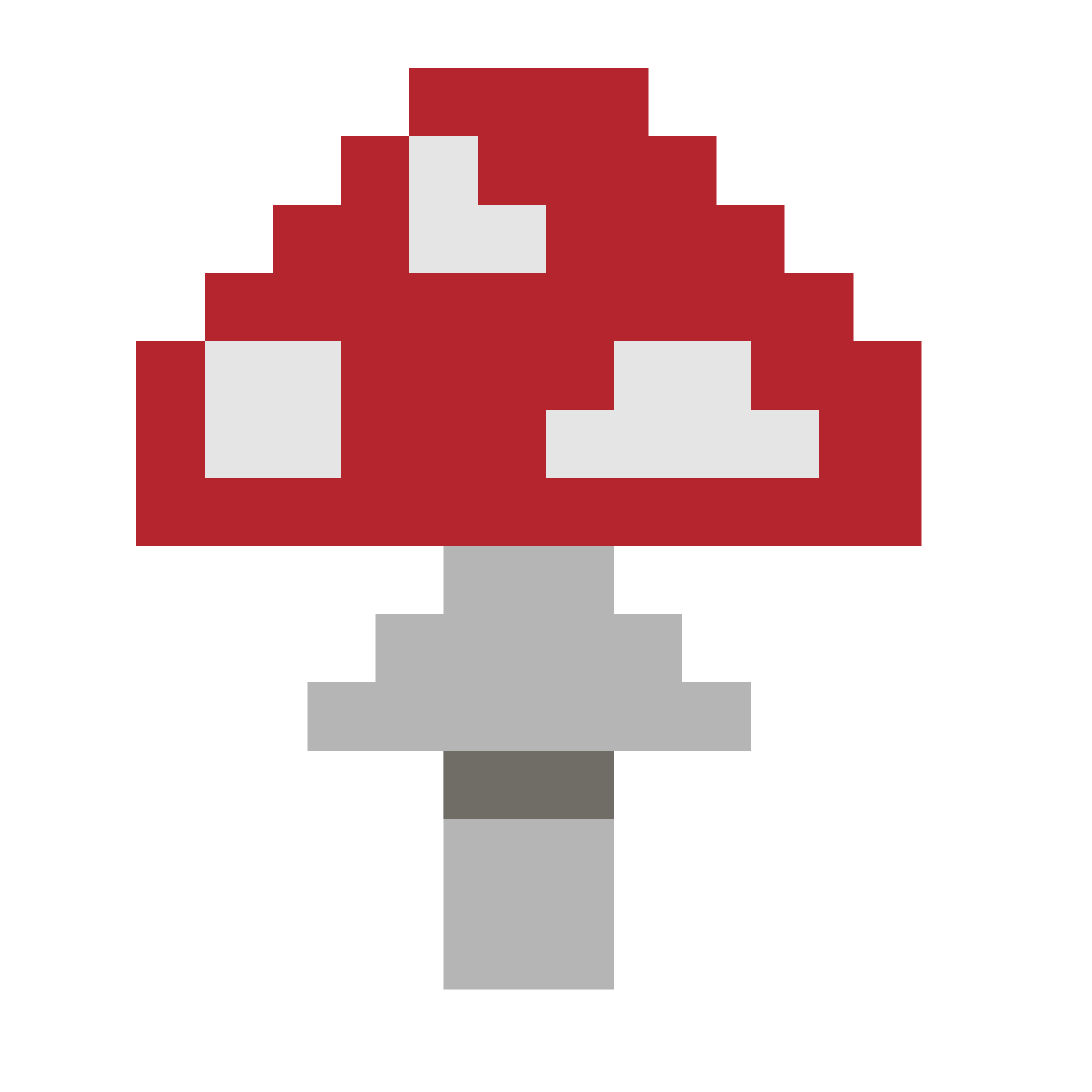 color pixels style mushroom icon