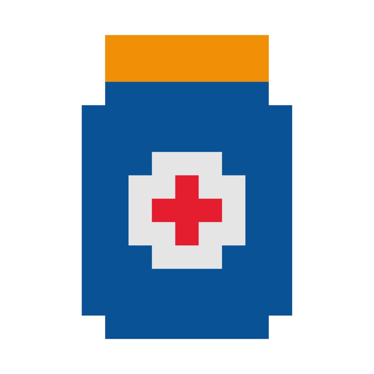 color pixels style 制药公司 icon