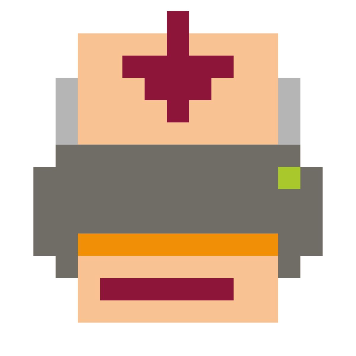 color pixels style 发送到打印机 icon