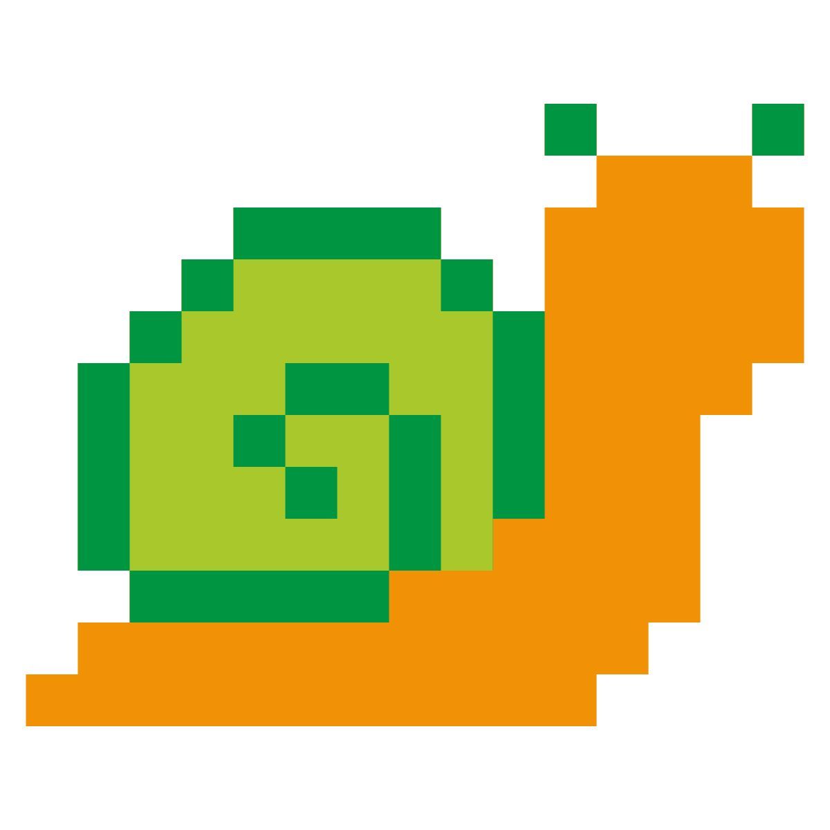 color pixels style 蜗牛 icon