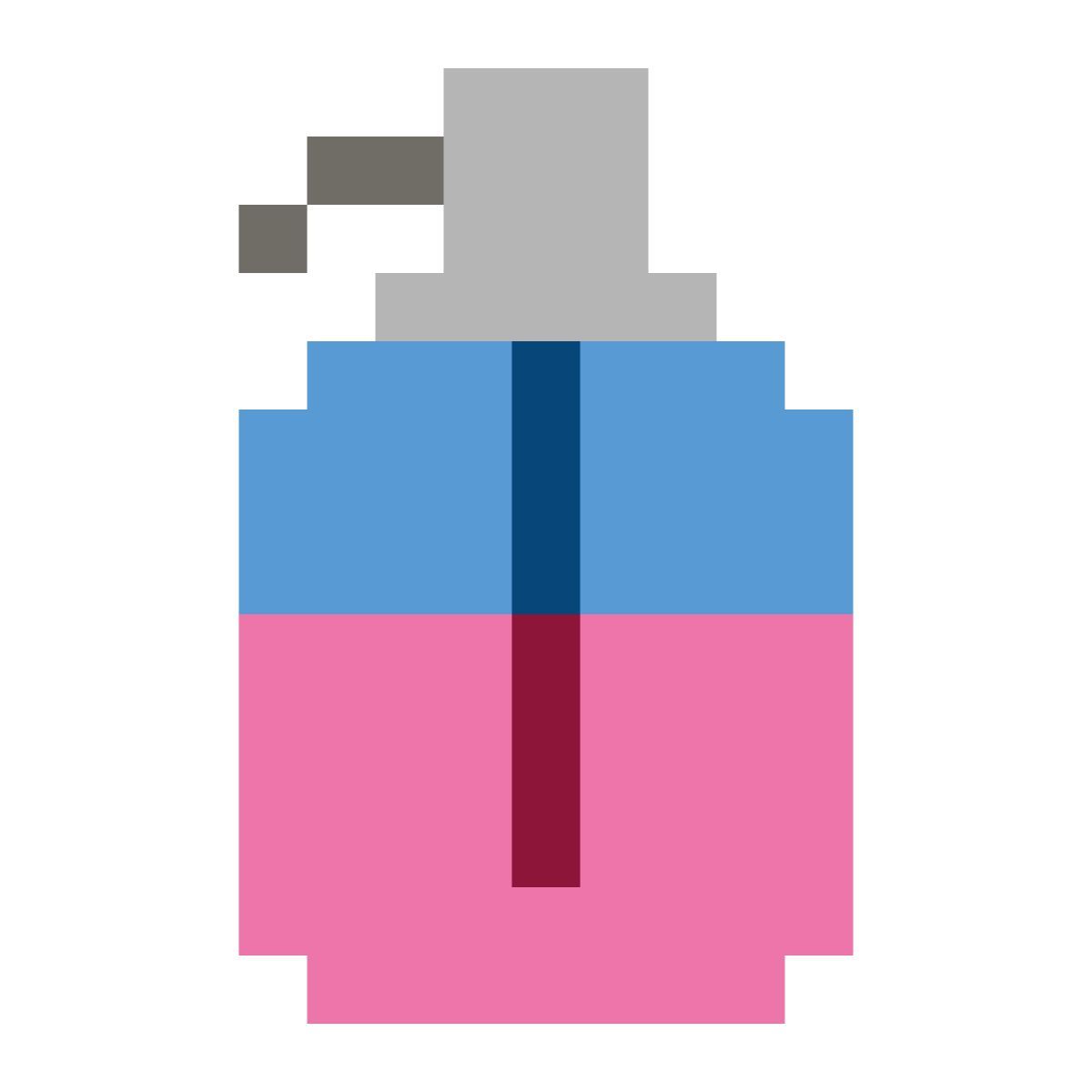 color pixels style soap dispenser icon