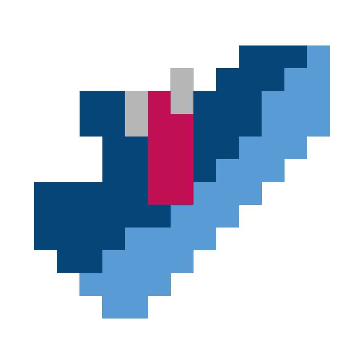 color pixels style trainers icon