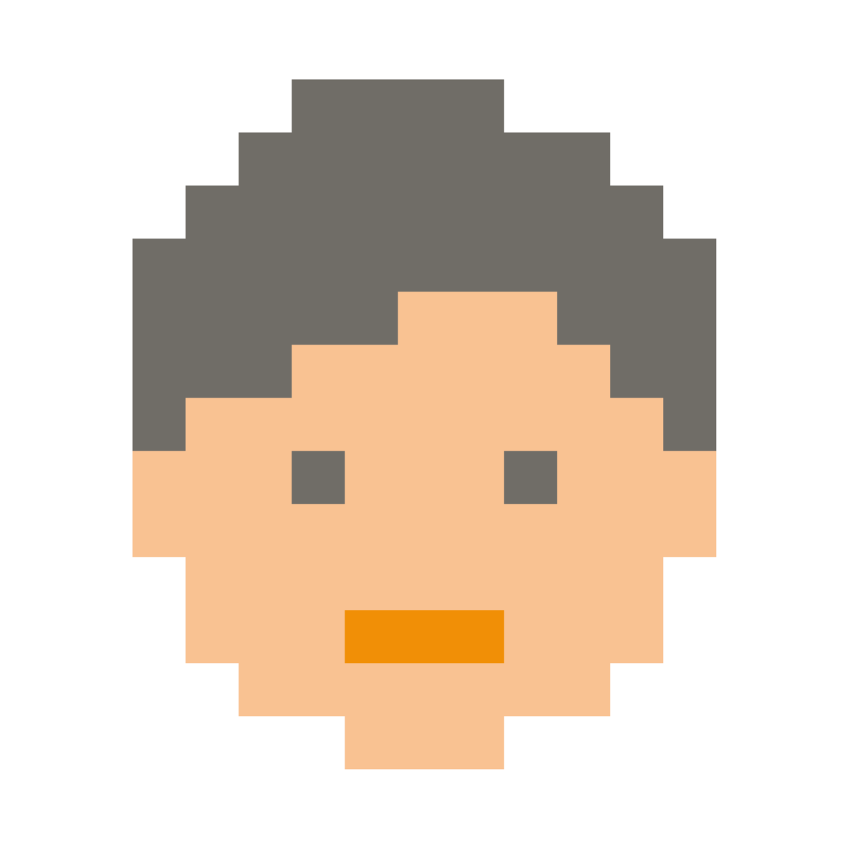 color pixels style user male icon