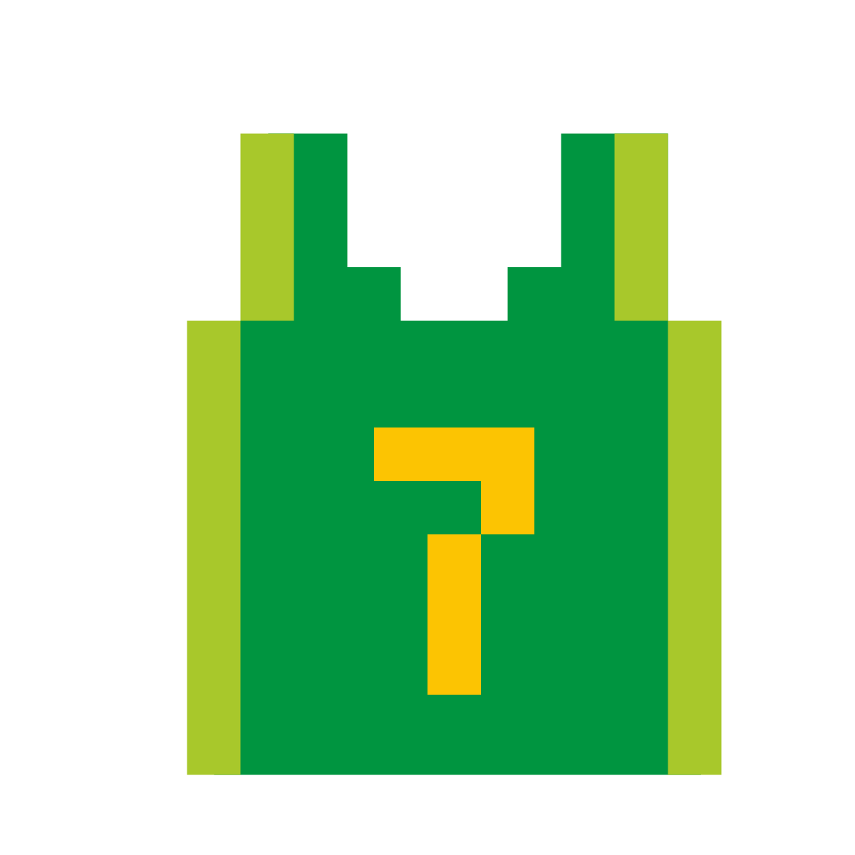 color pixels style vest icon