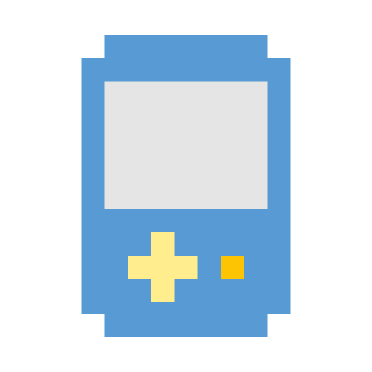 color pixels style visual game boy icon