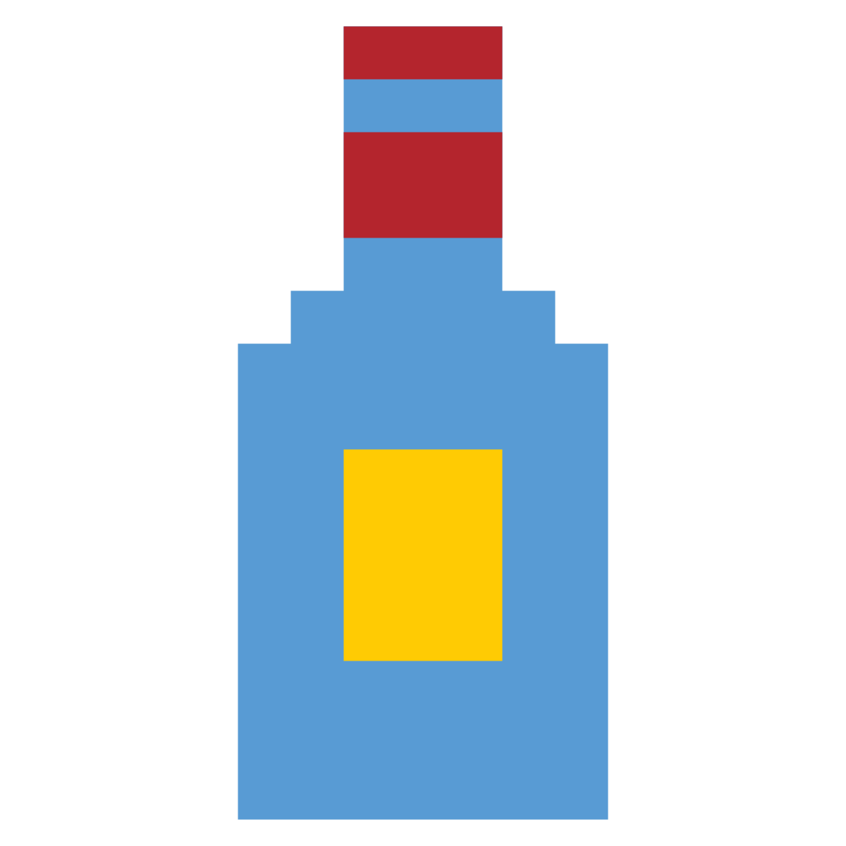 color pixels style vodka icon
