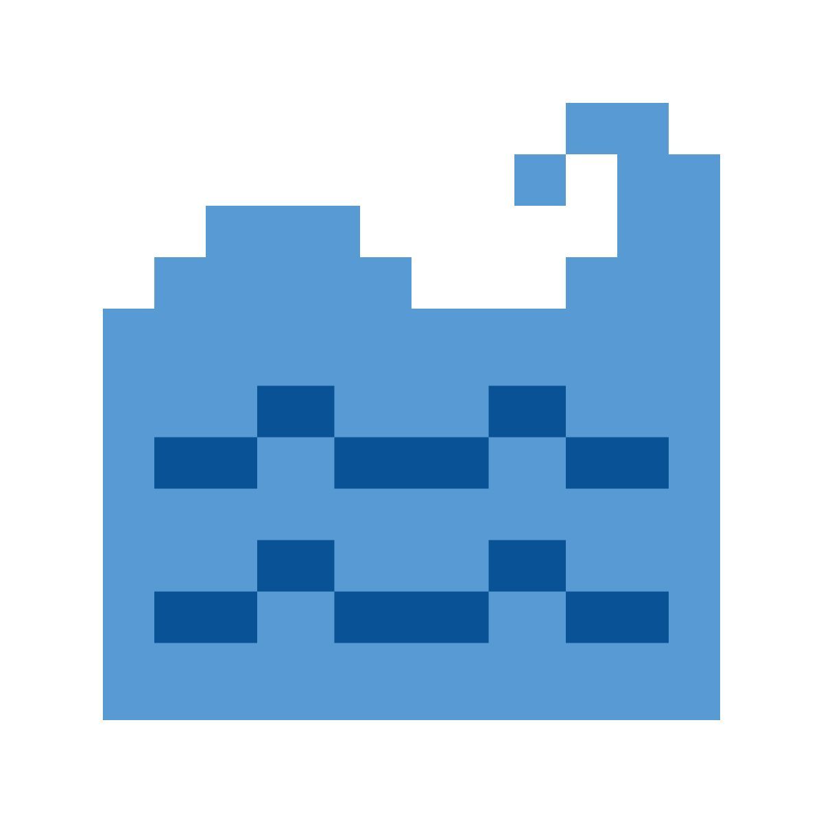 color pixels style 水元素 icon